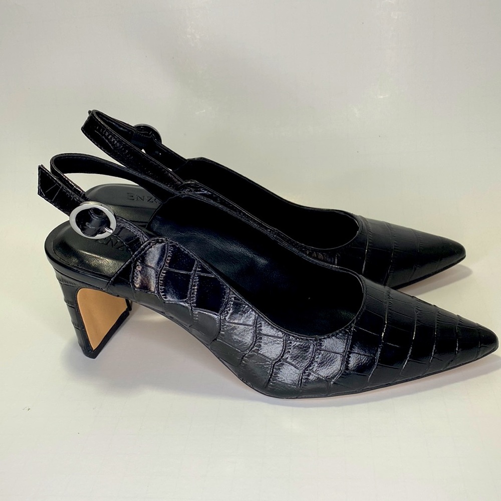Enzo Angiolini Dylanie Slingback Pump Black As Is